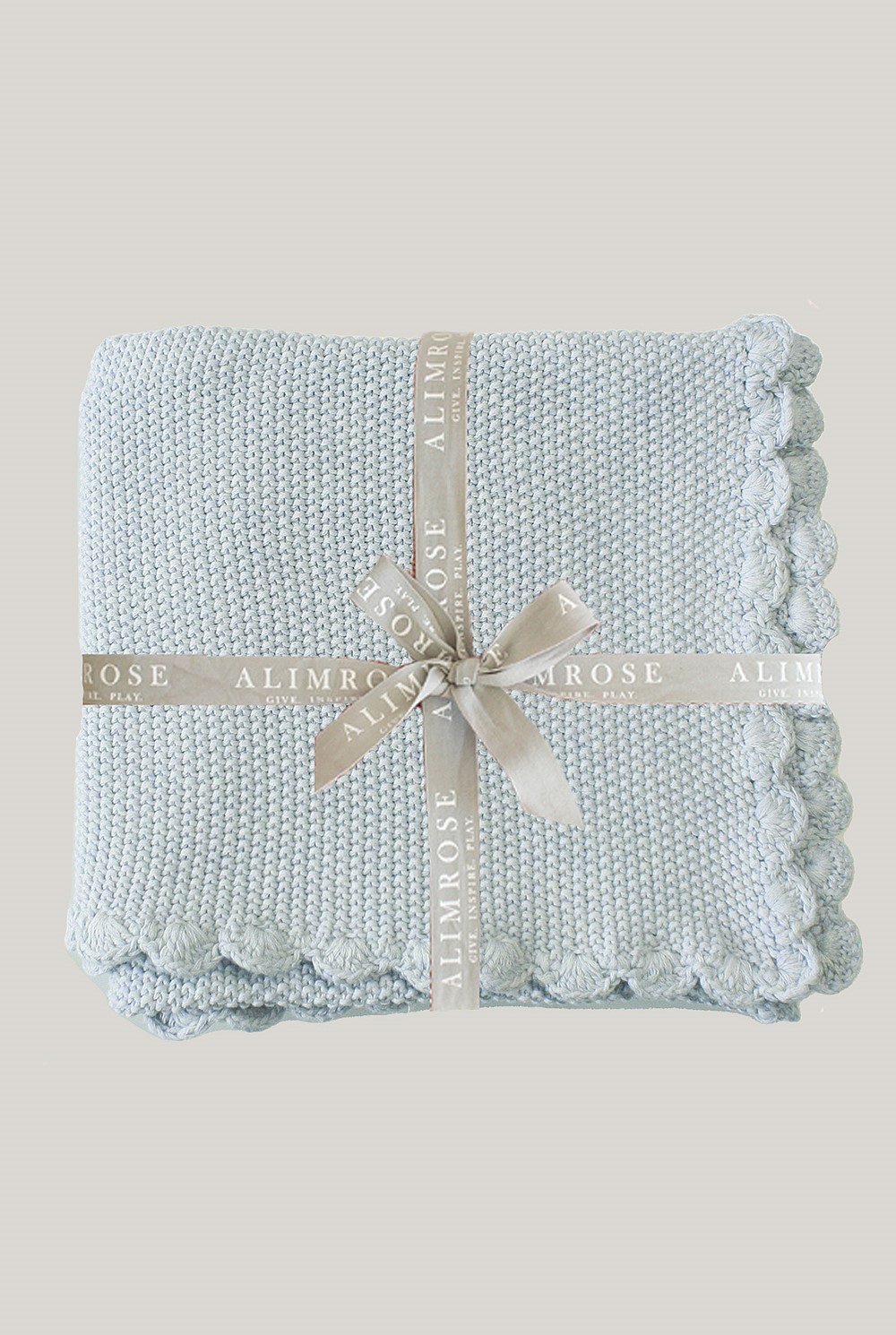 Mini Moss Stitch Baby Blanket