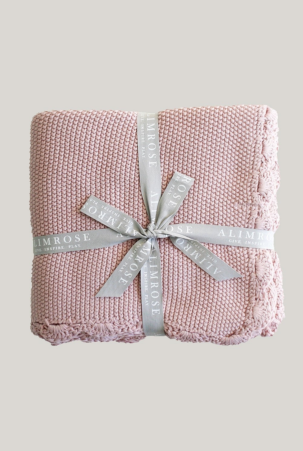 Mini Moss Stitch Baby Blanket
