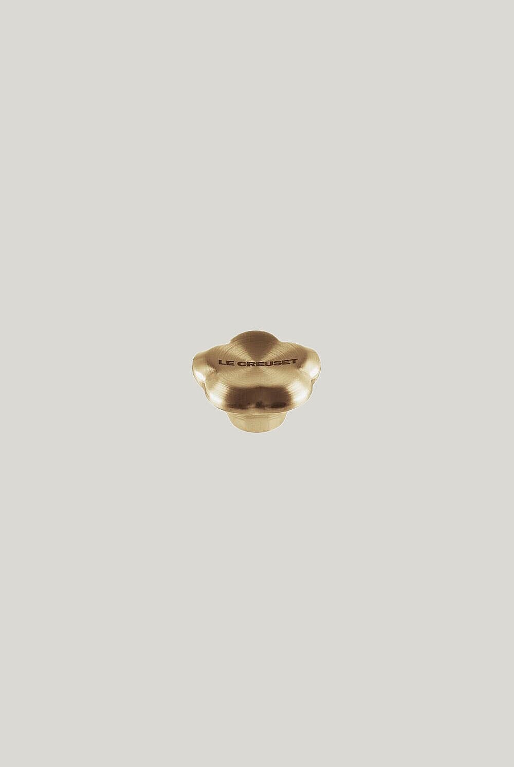 Light Gold Flower Knob 45mm Blister Pack