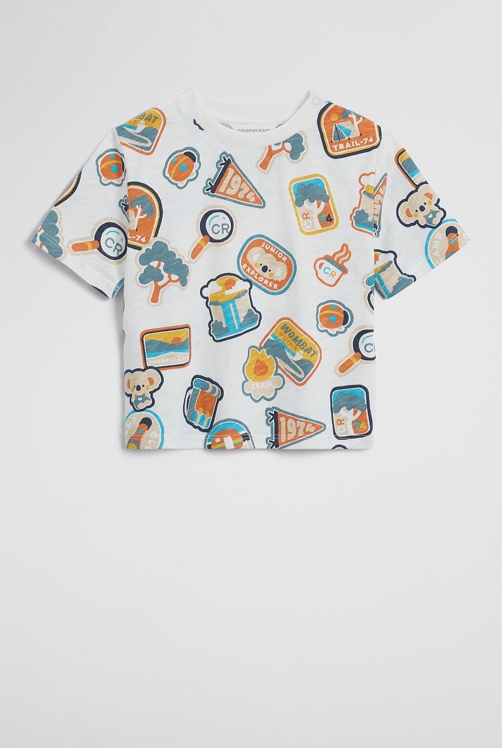 Organically Grown Cotton Adventure Stamp Tee