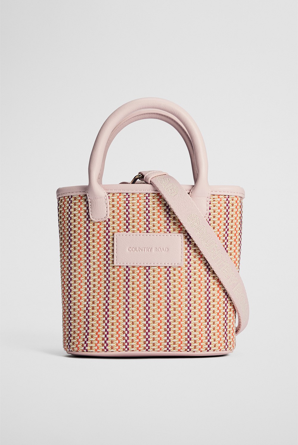Woven Mini Tote Bag