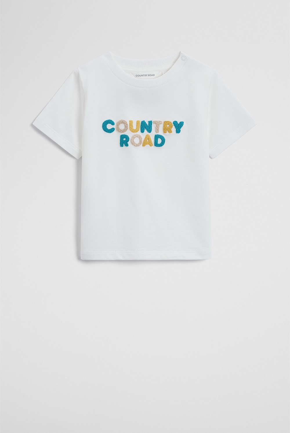 Australian Cotton Short Sleeve Boucle Tee