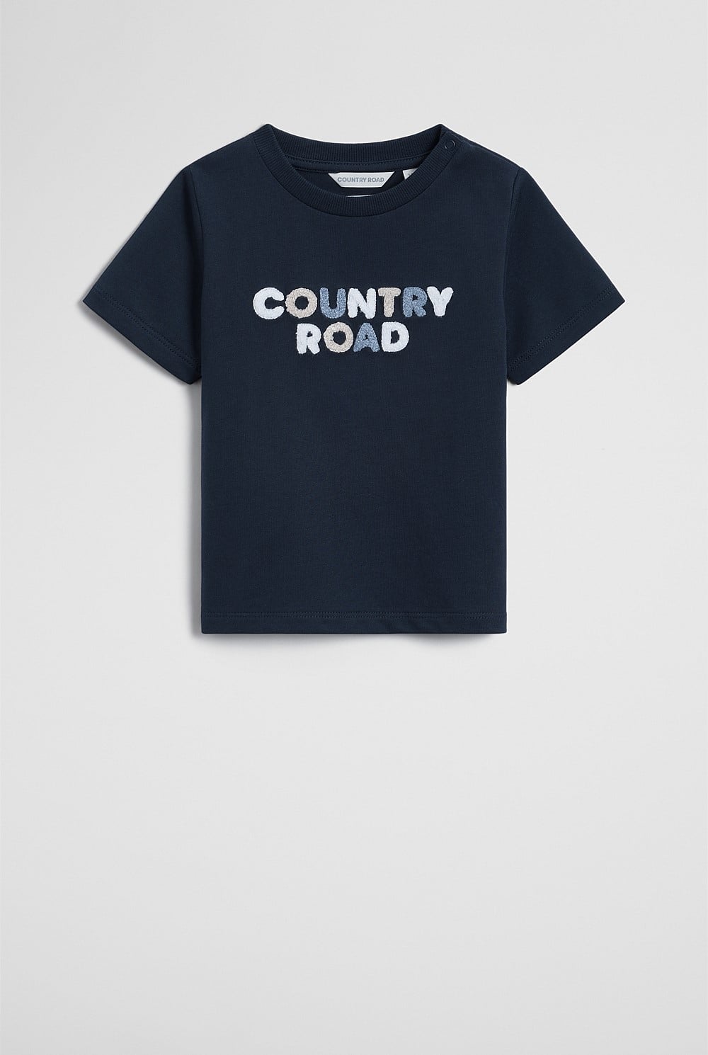 Australian Cotton Short Sleeve Boucle Tee