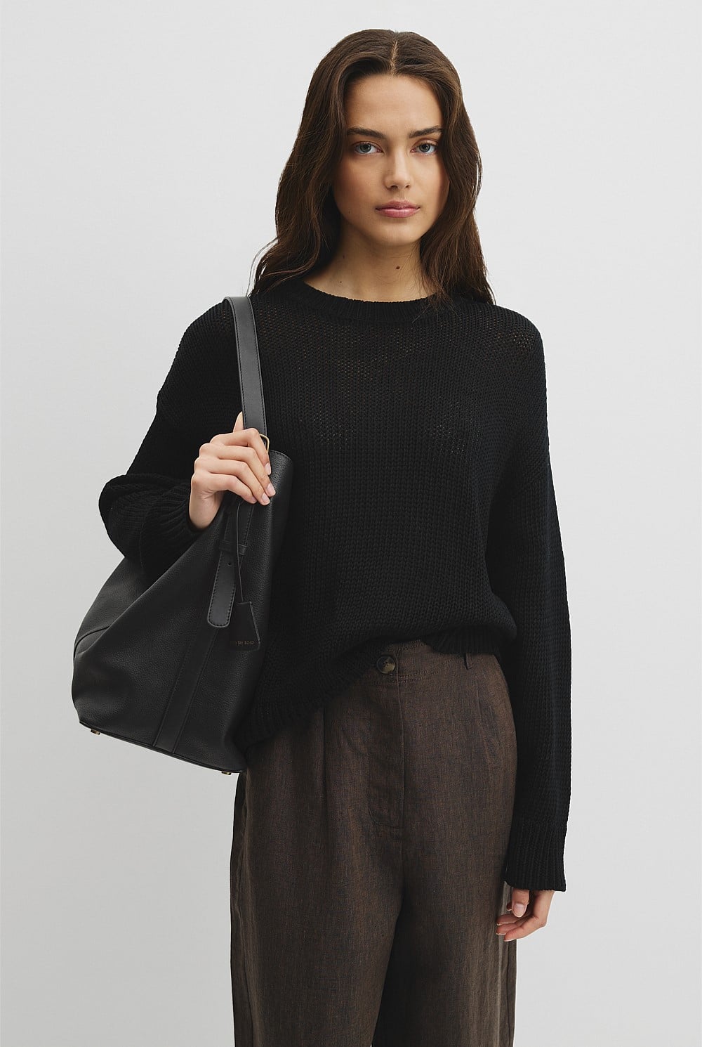 Organically Grown Cotton Tape Yarn Sweater
