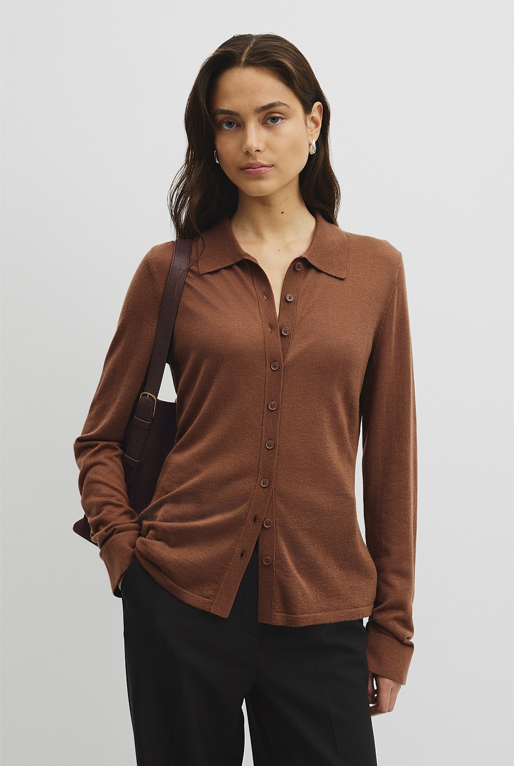 Long Sleeve Knit Shirt
