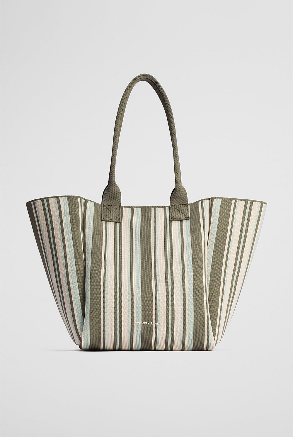 Stripe Knit Shopper