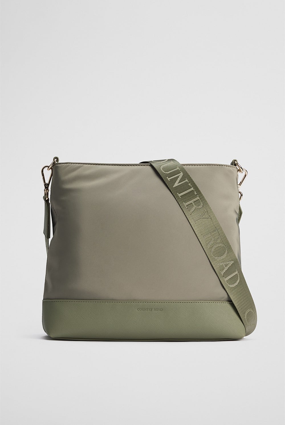 Soft Top Zip Crossbody Bag