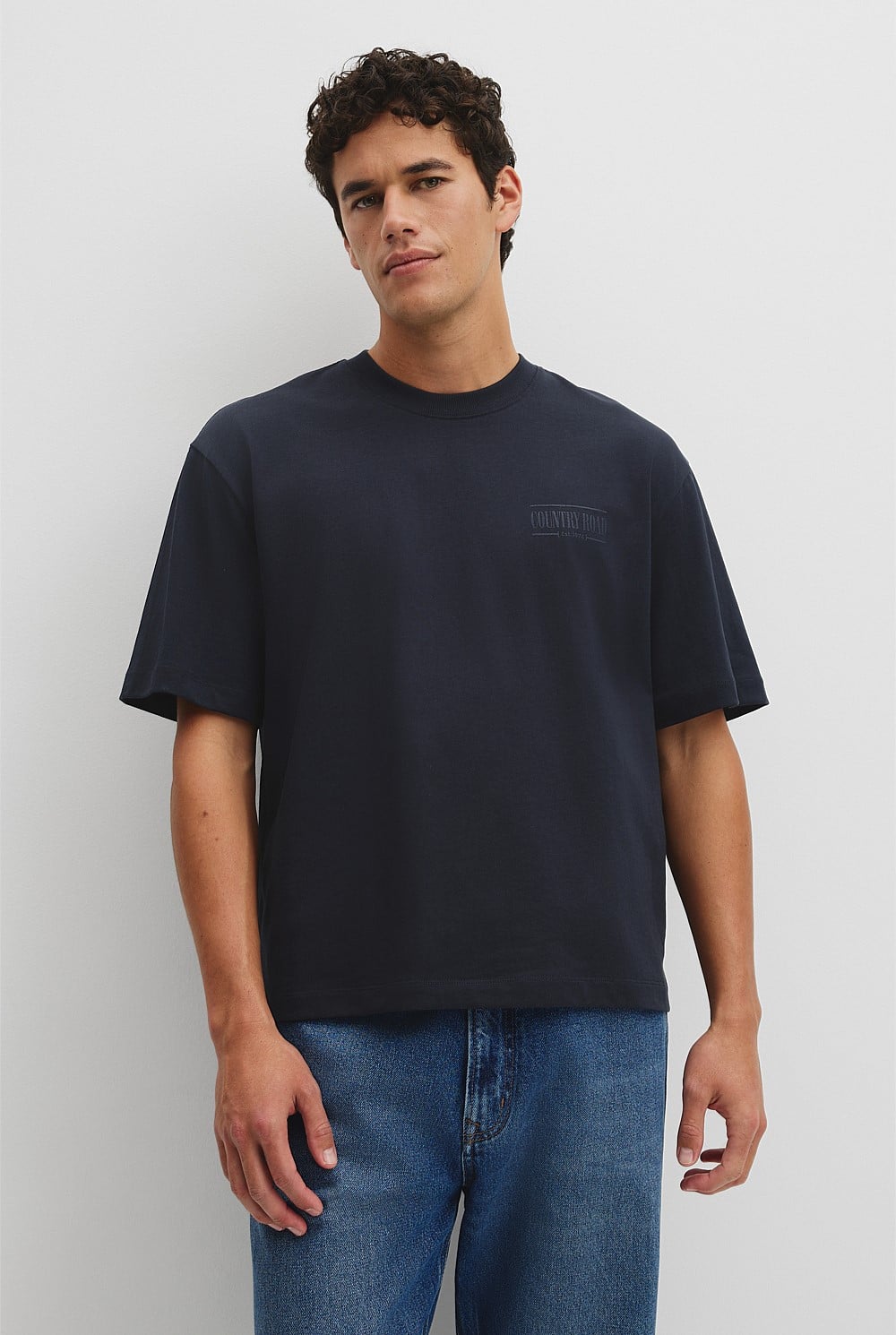 Australian Cotton Short Sleeve Heritage Boxy T-Shirt