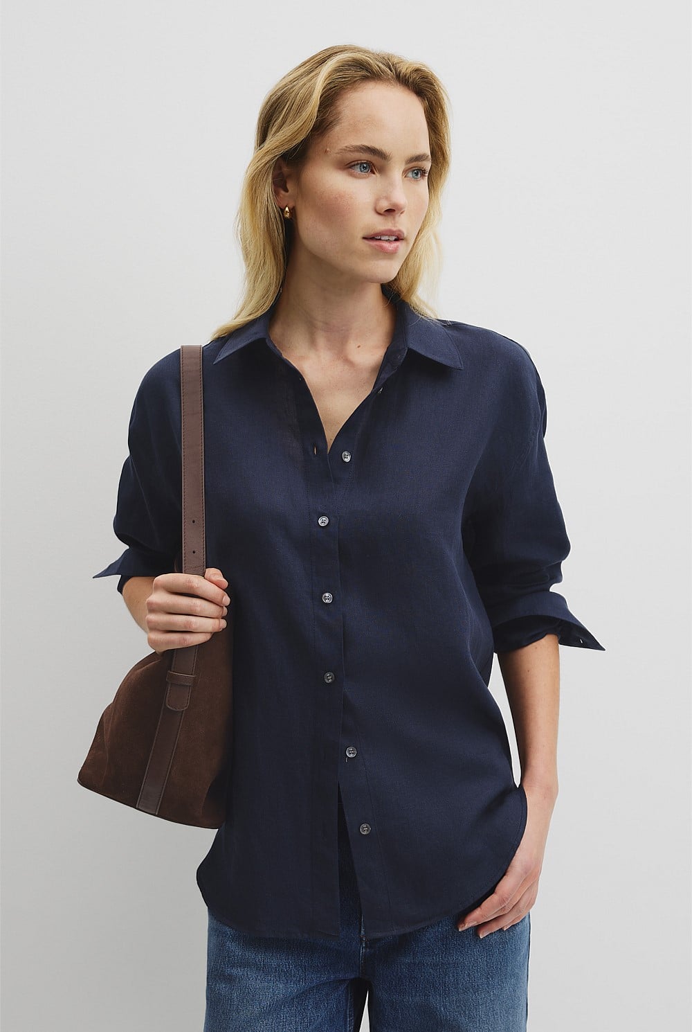 Oversized Linen Shirt