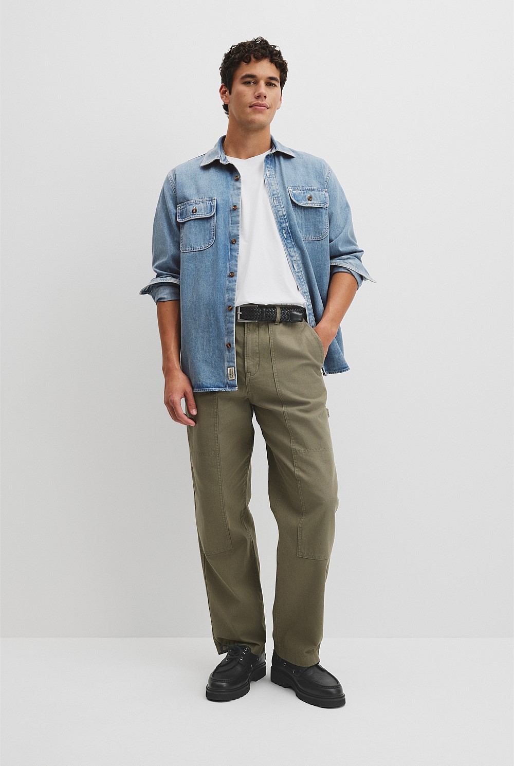 Workwear Garment Dyed Carpenter Pant