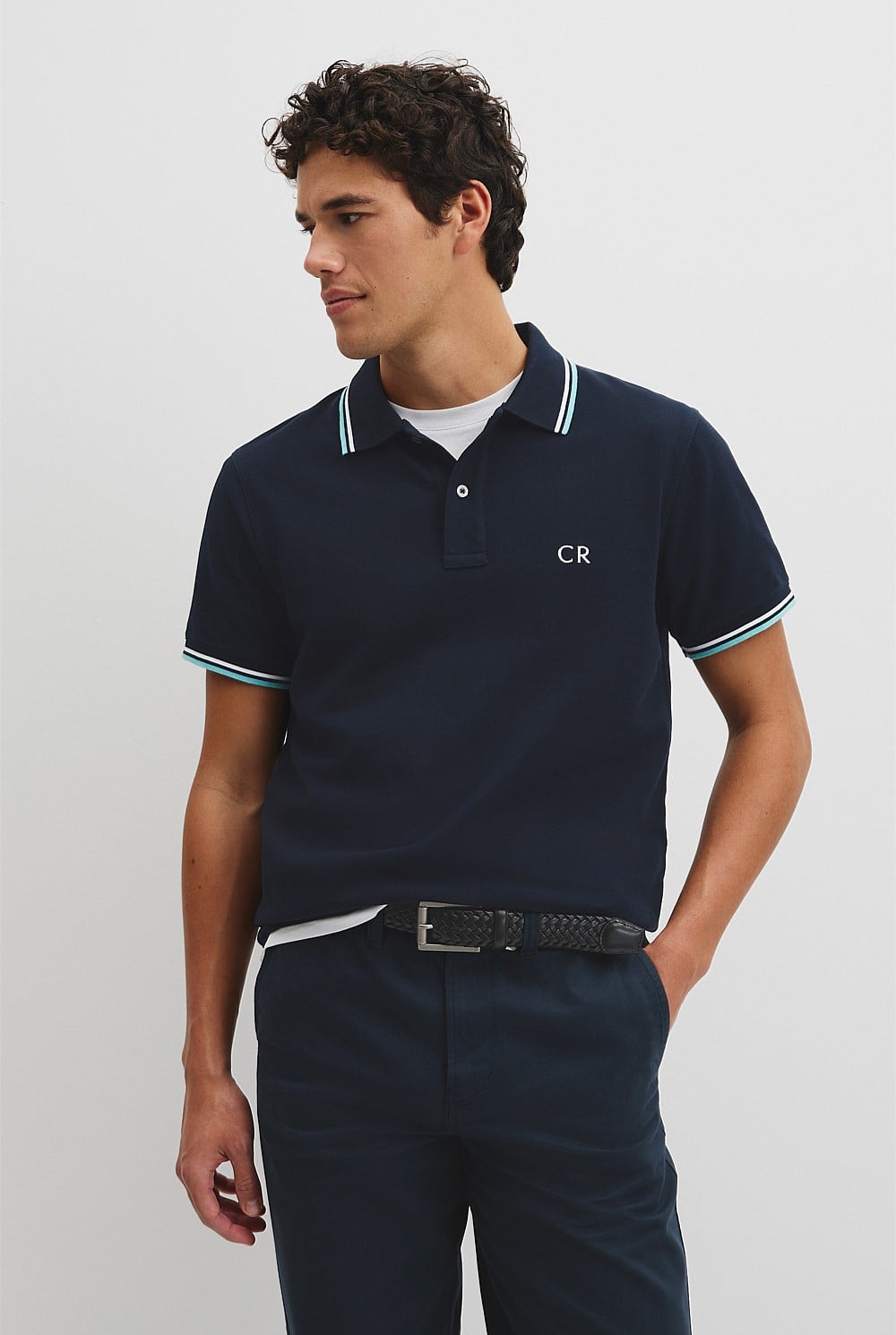 Australian Cotton CR Logo Pique Polo
