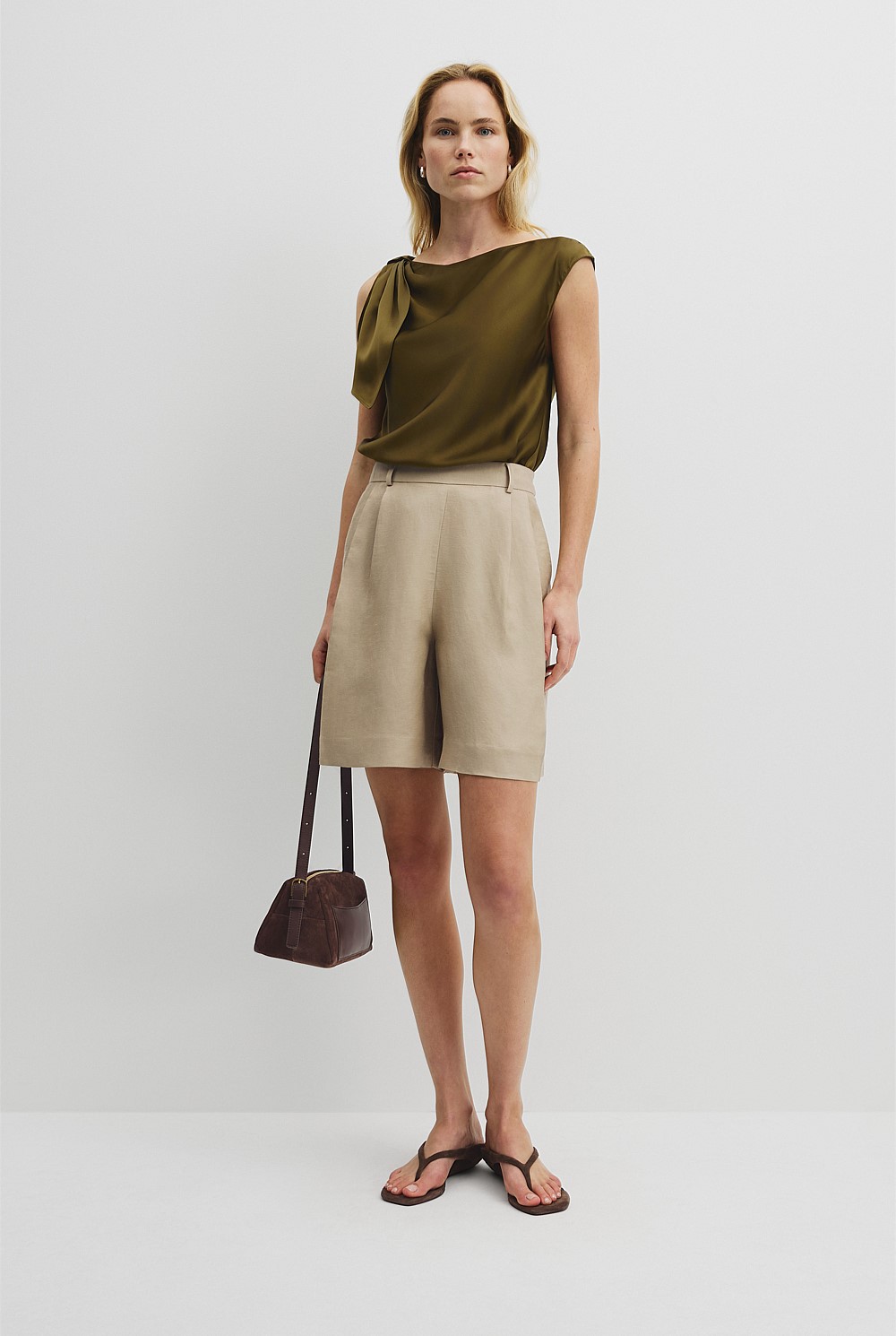 Twill Suit Short