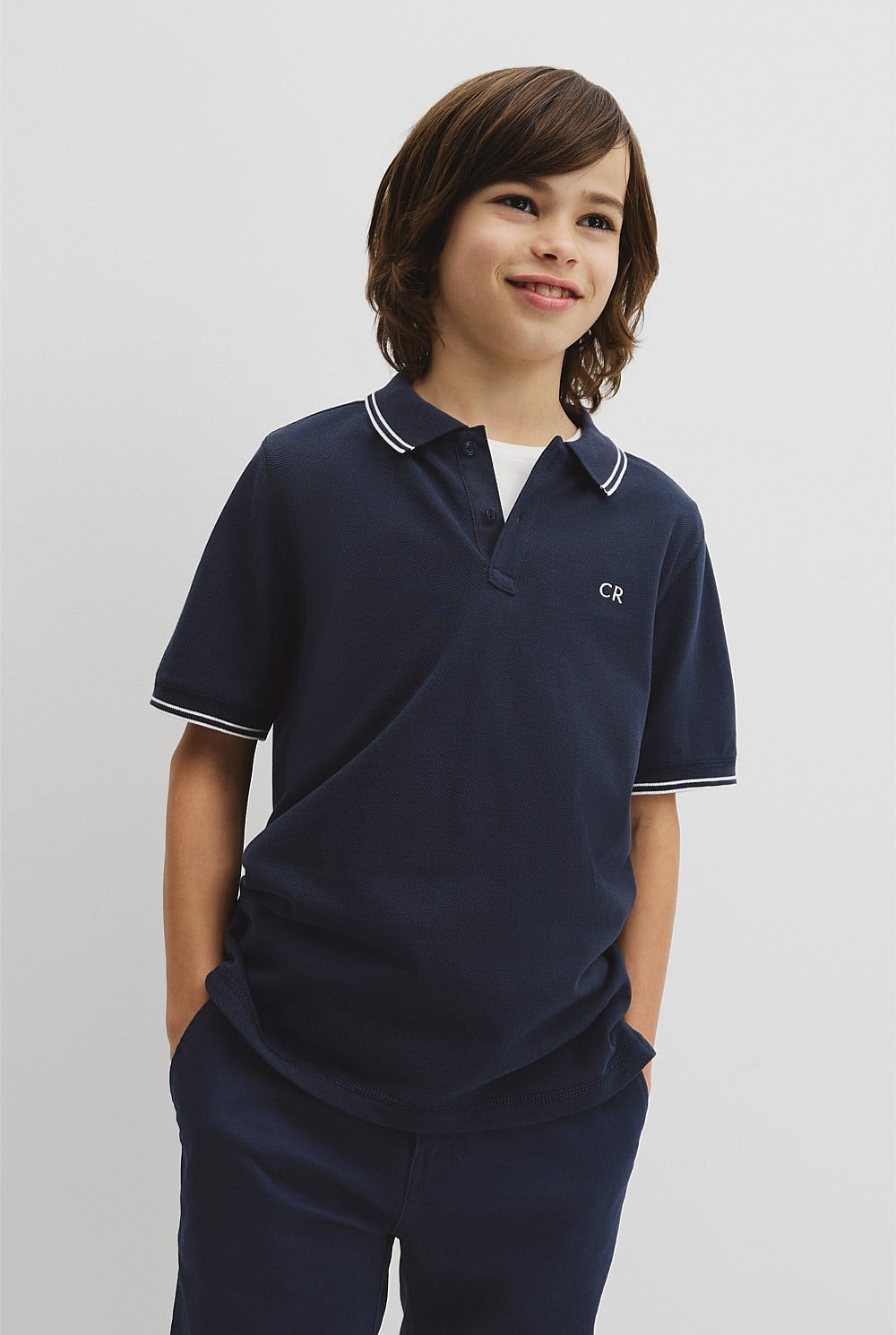 Short Sleeve Logo Polo