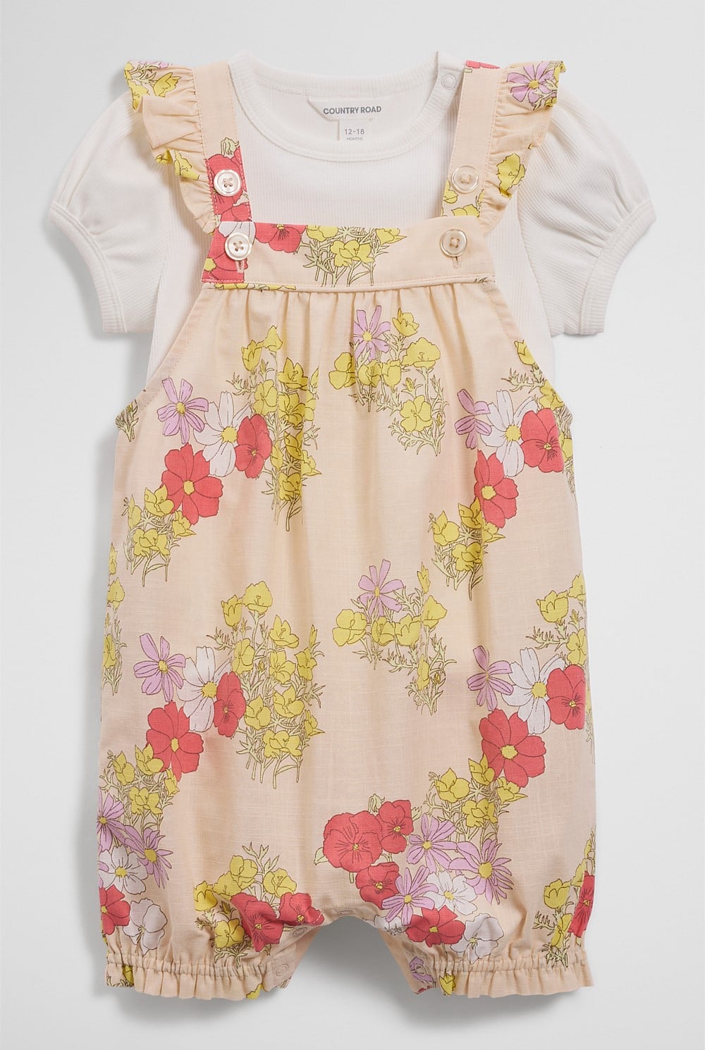 Australian Cotton Short Sleeve Printed Short Set