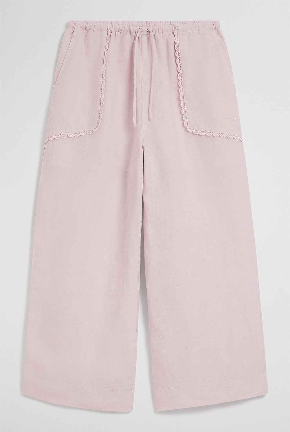 Linen Wide Legging Pant