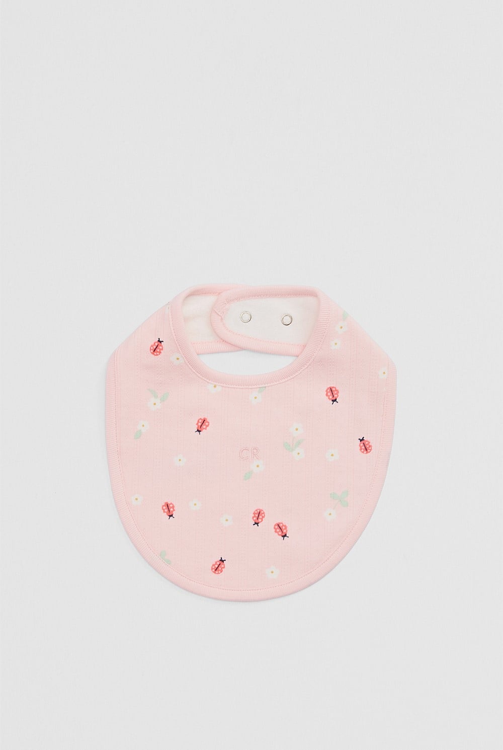 Organically Grown Cotton Blend Pointelle Bib