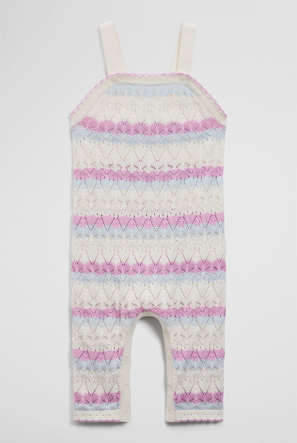 Australian Cotton Sleeveless Knit Overalls