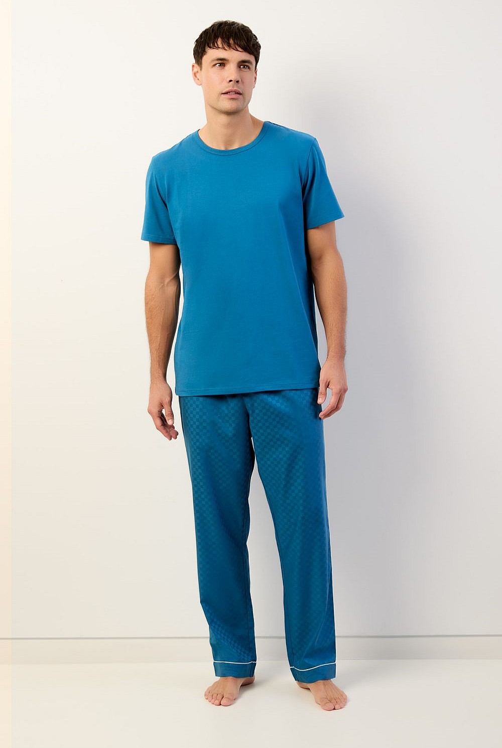 Bleu T-Shirt & Long Pants