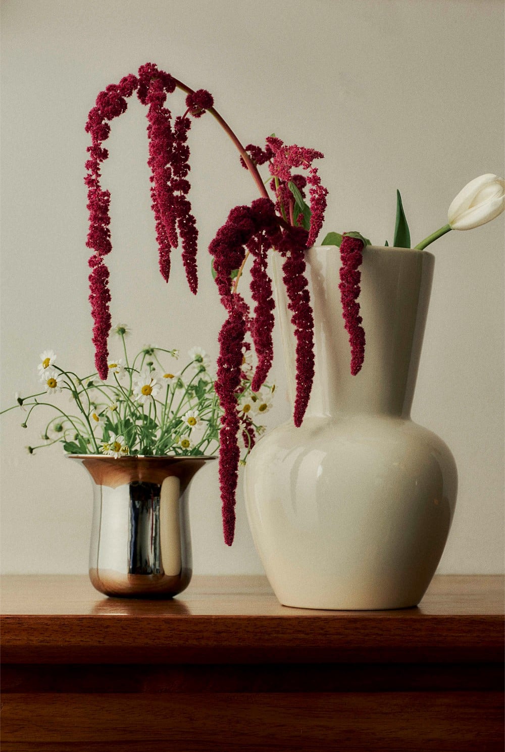Olinda Short Metallic Vase