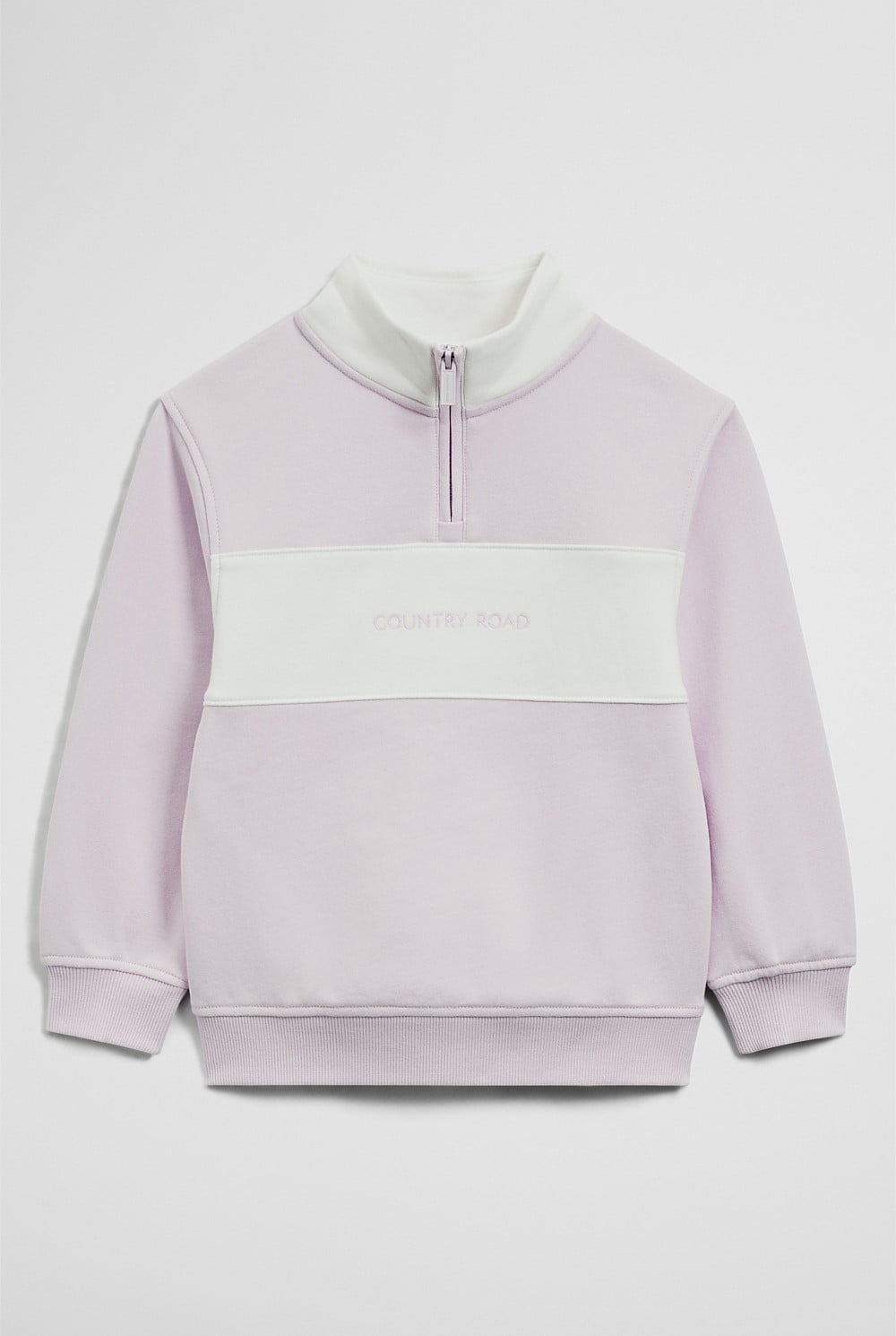 Panelled 1/4 Zip Sweat