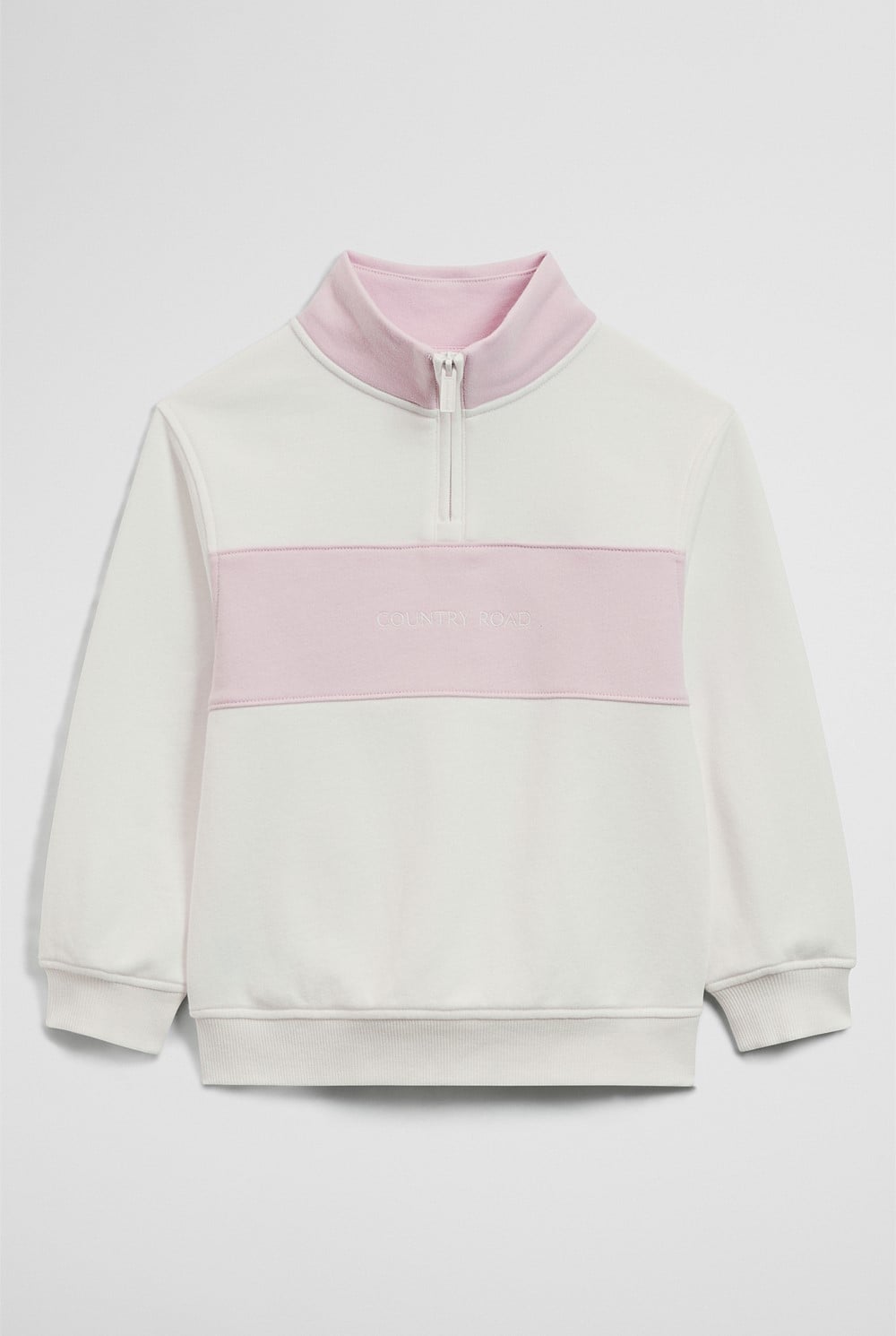 Panelled 1/4 Zip Sweat