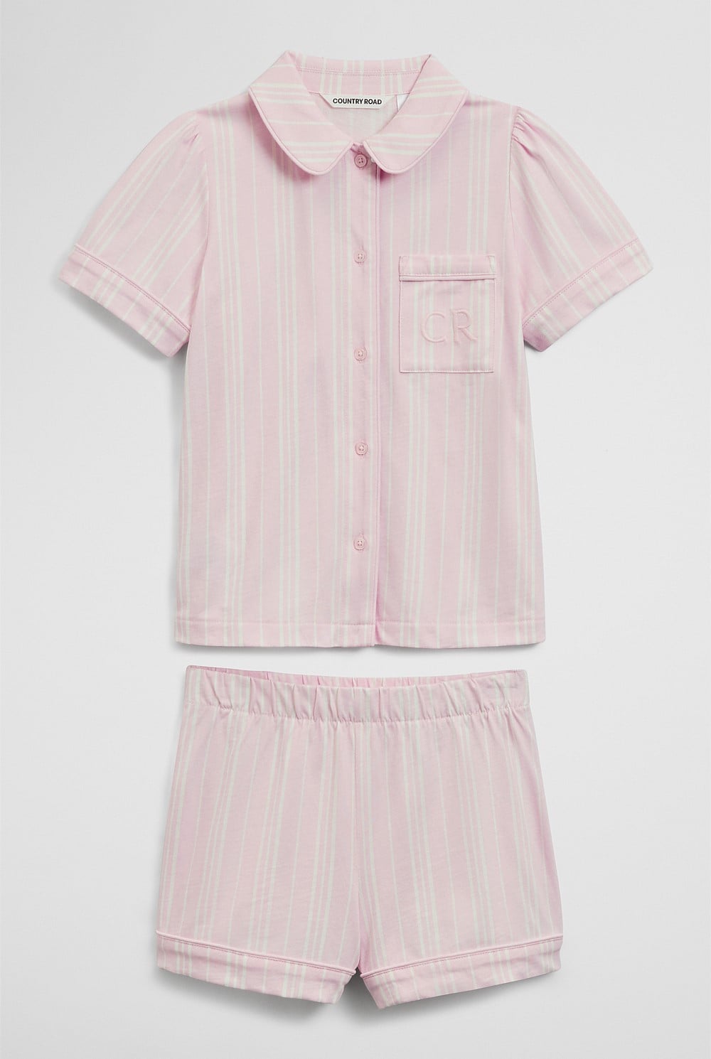 Short Sleeve Button Through Sleep Set