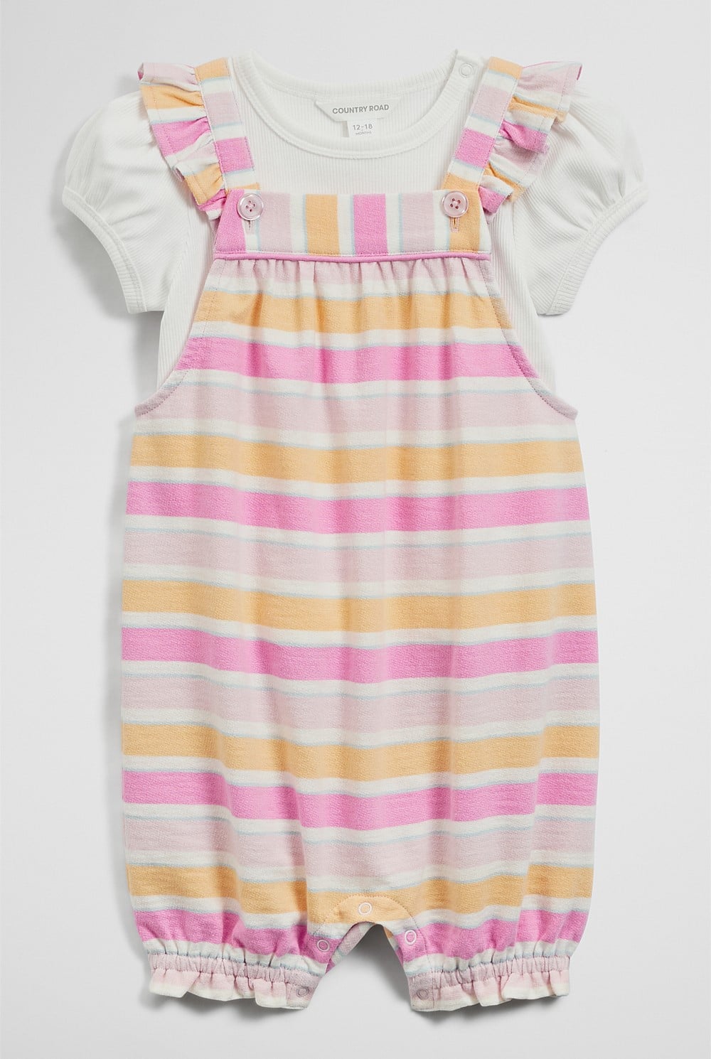 Short Sleeve Print Short Set