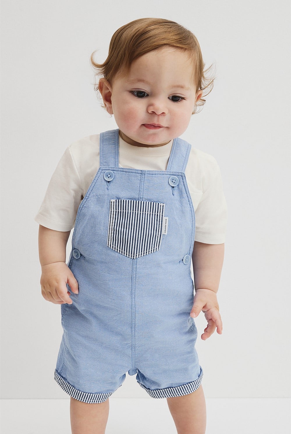 Chambray Overalls