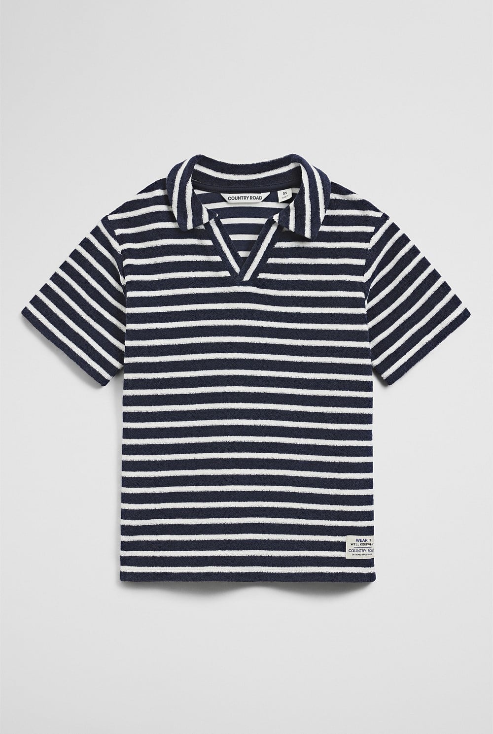 Short Sleeve Relaxed Terry Polo