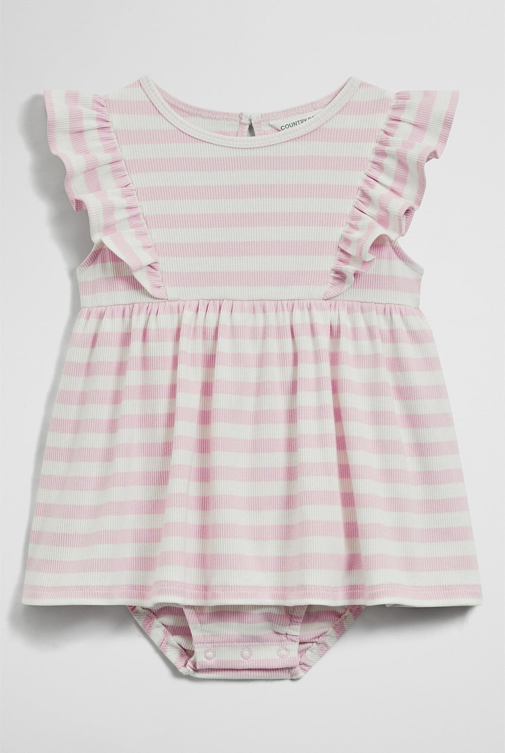 Sleeveless Rib Romper Dress