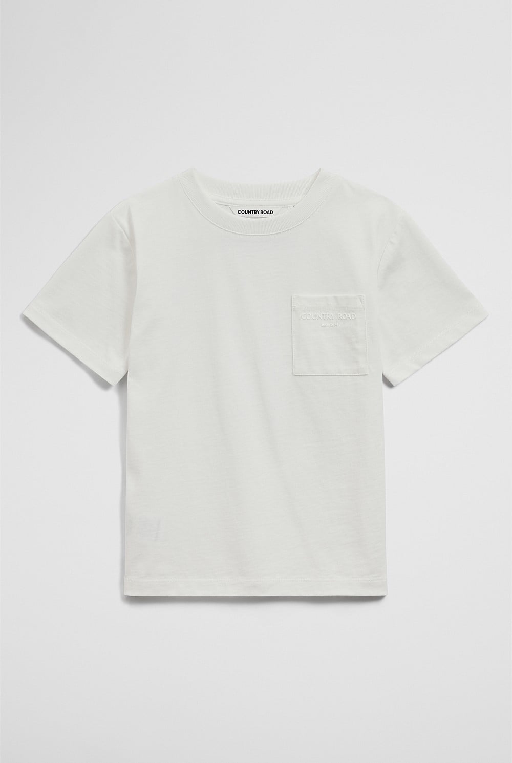 Australian Cotton Relaxed Short Sleeve Pocket T-Shirt
