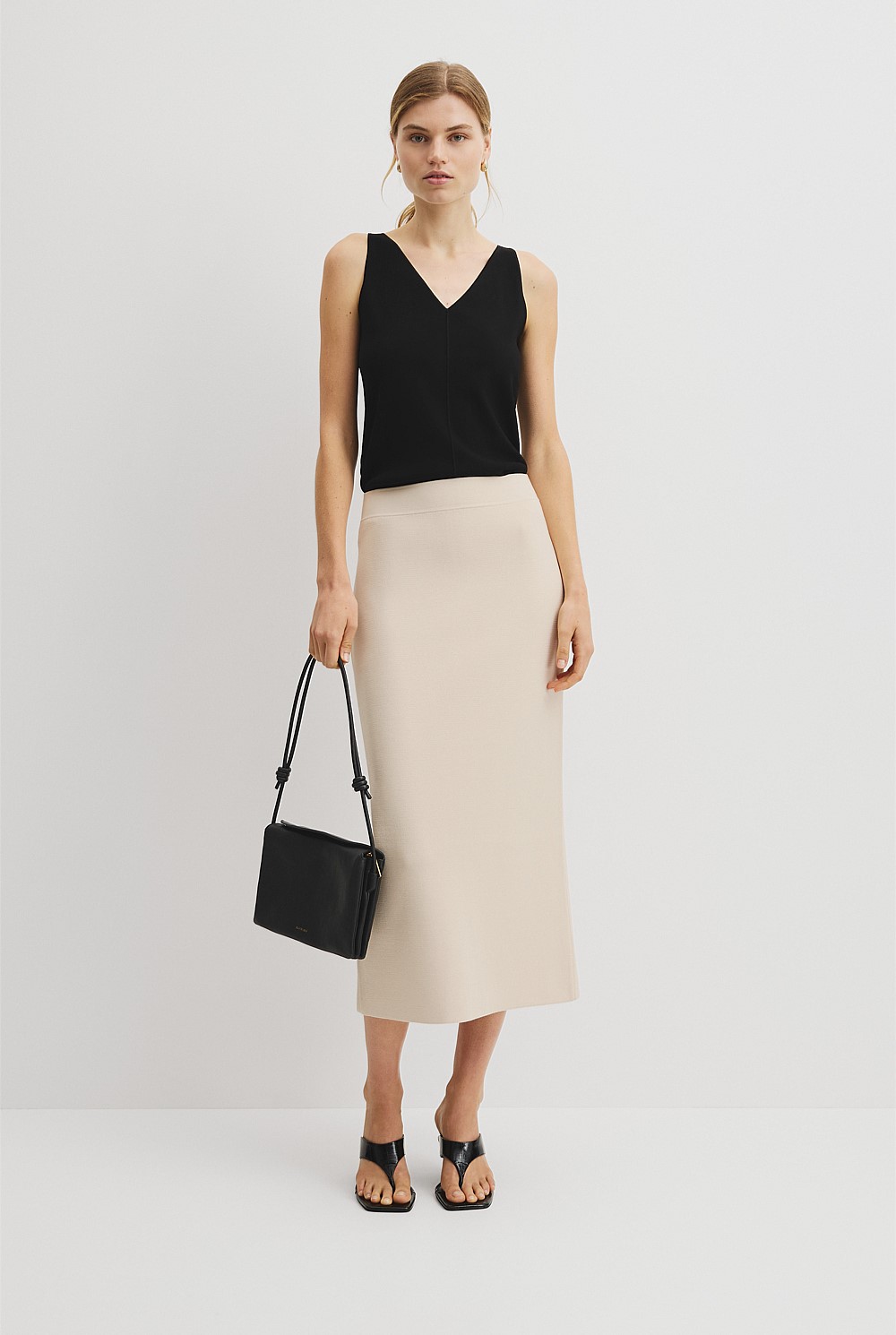 Textured Knit Skirt