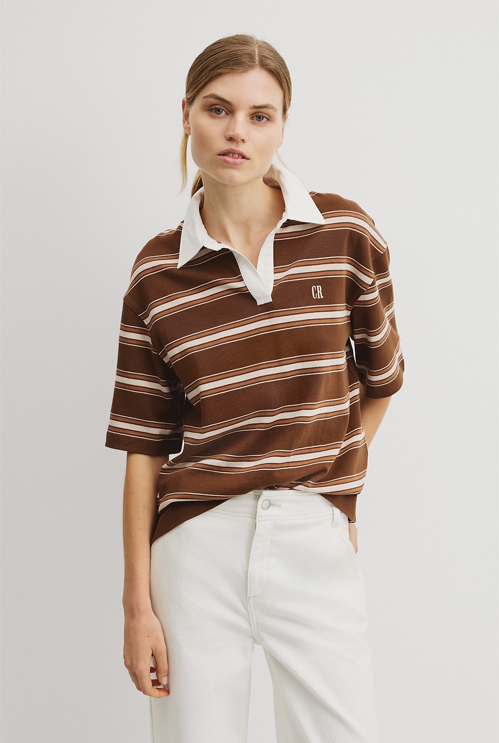 Stripe Rugby Polo