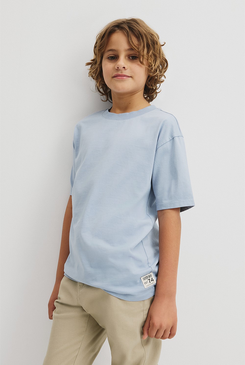 Teen Australian Cotton Relaxed Short Sleeve T-Shirt
