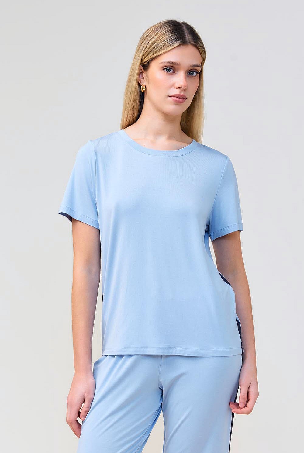 Bronte Bamboo Tshirt With Stripe