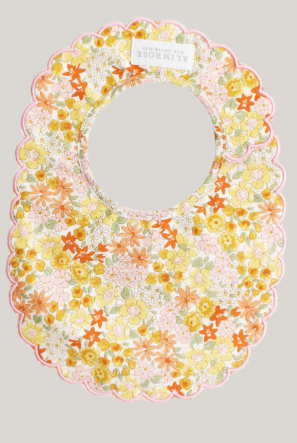 Scalloped Baby Bib