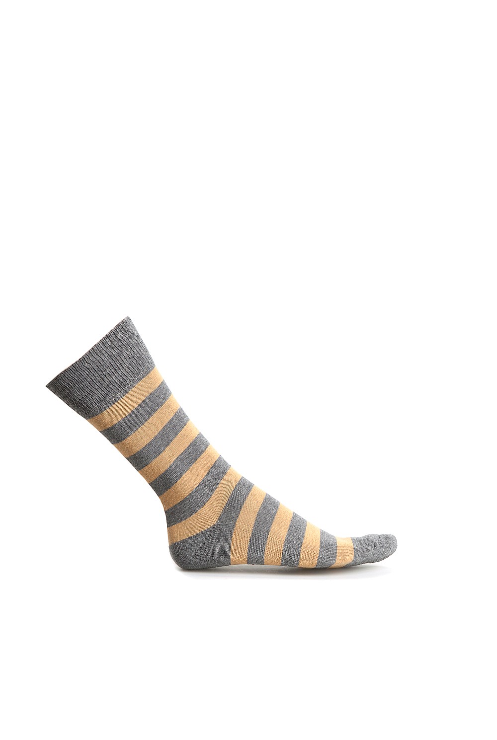 Block Stripe Crew Socks