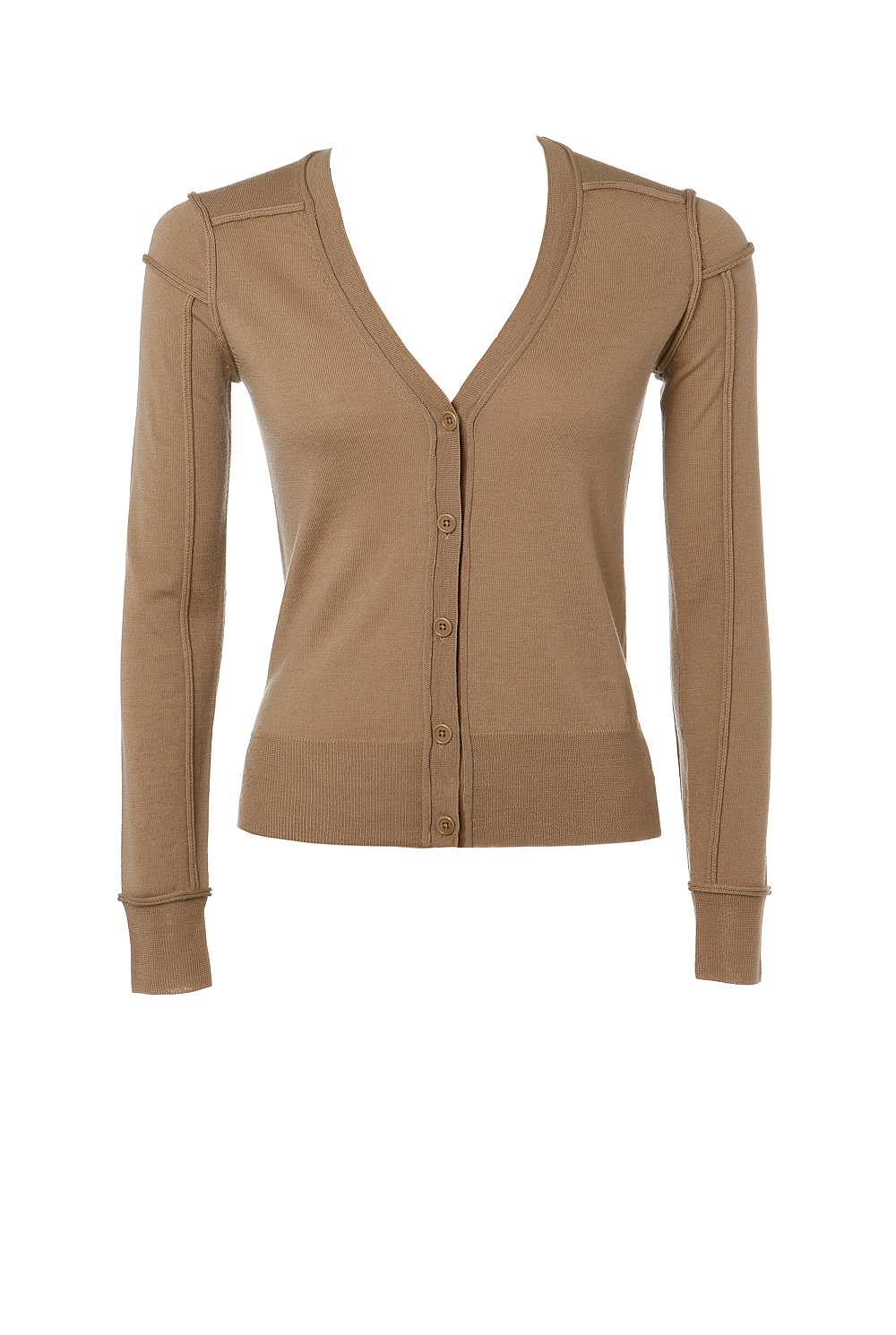 Rib Trim Cardigan