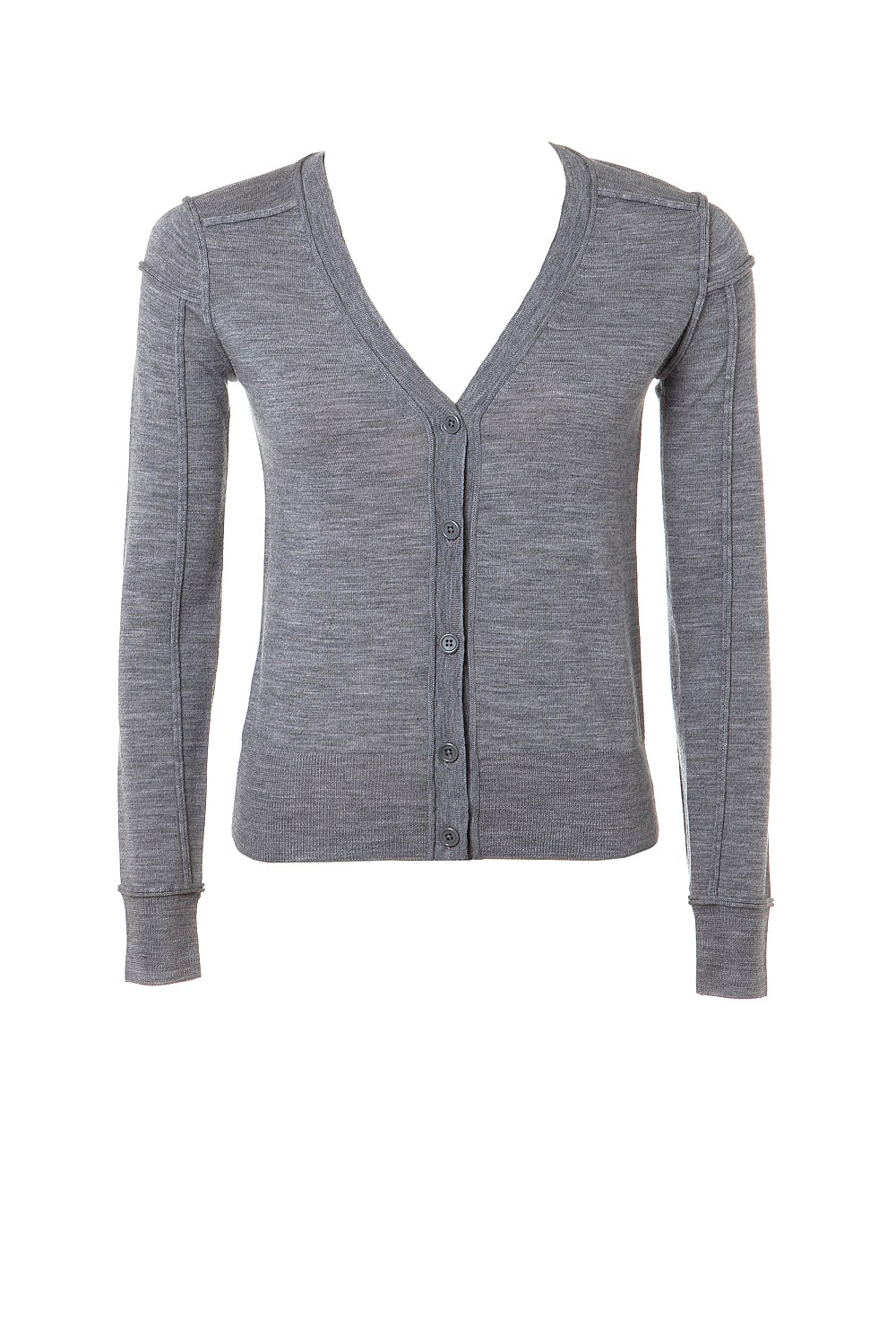 Rib Trim Cardigan