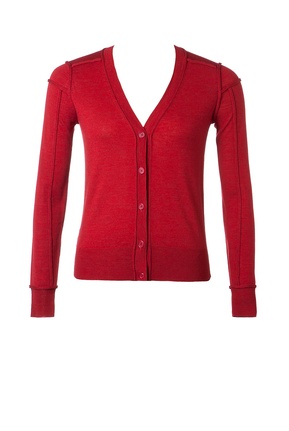 Rib Trim Cardigan