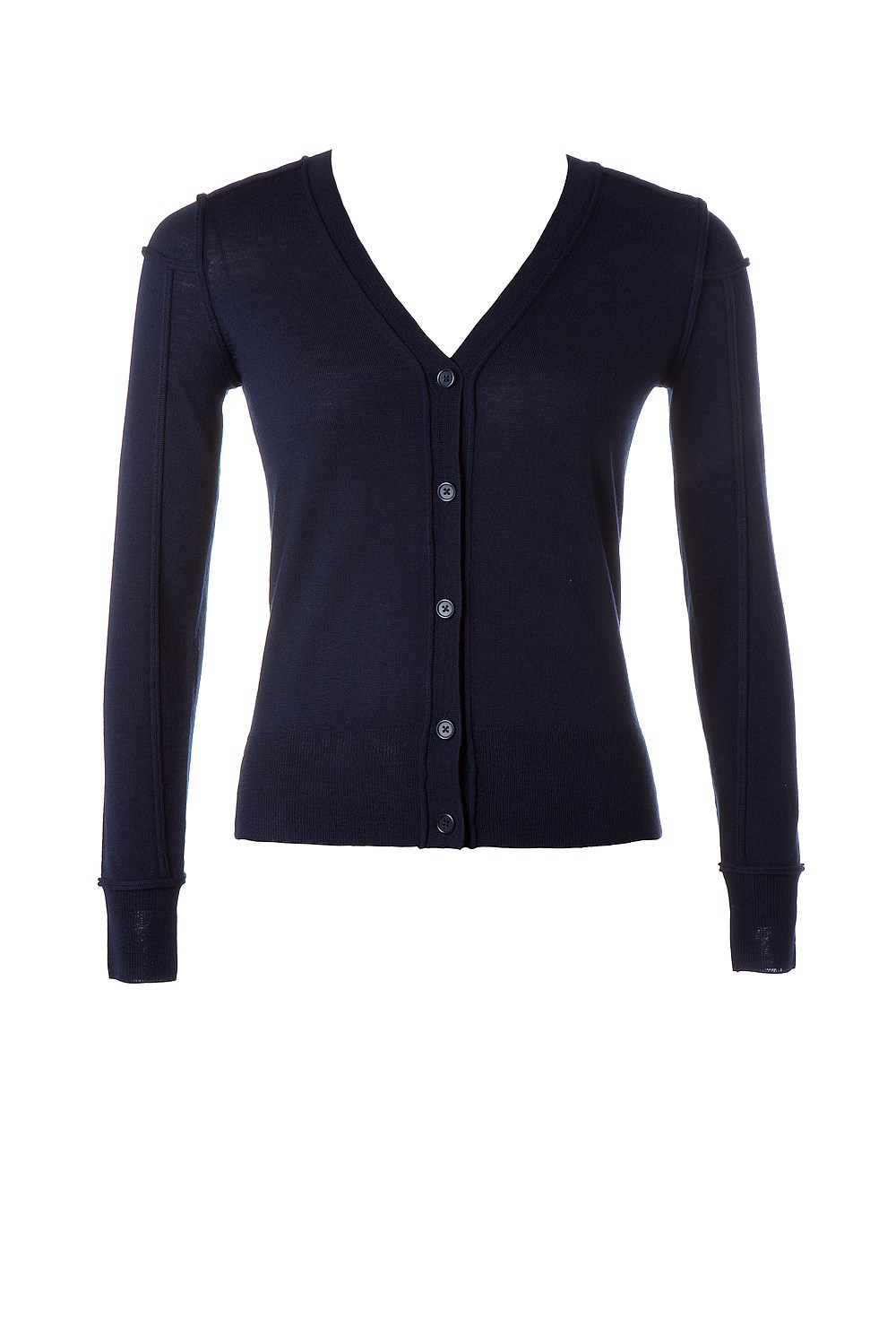 Rib Trim Cardigan