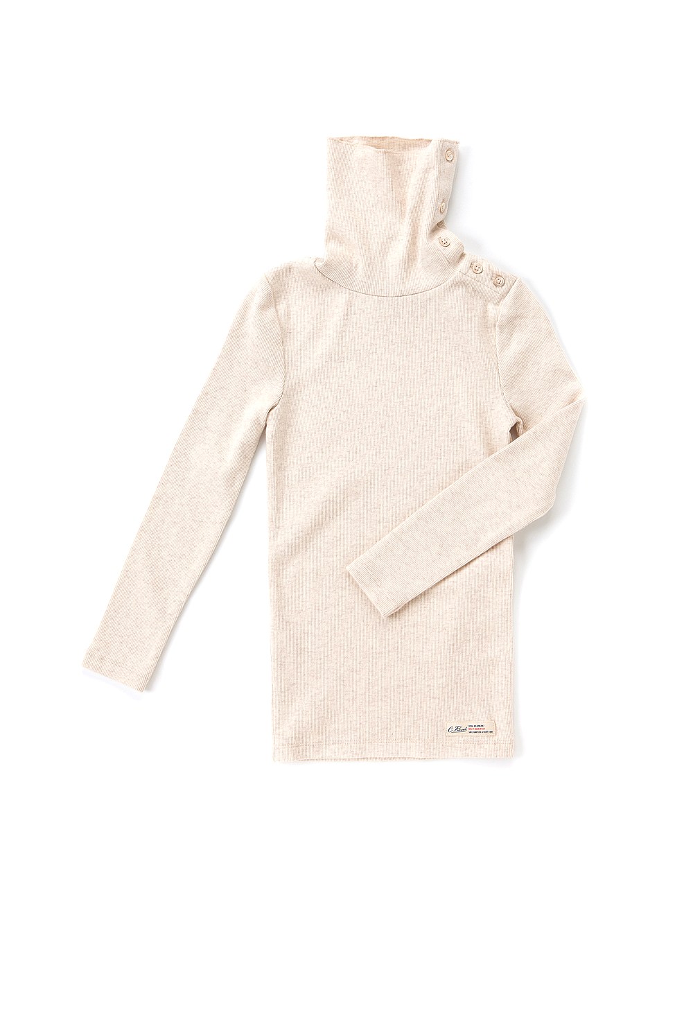 Rib Roll Neck Top
