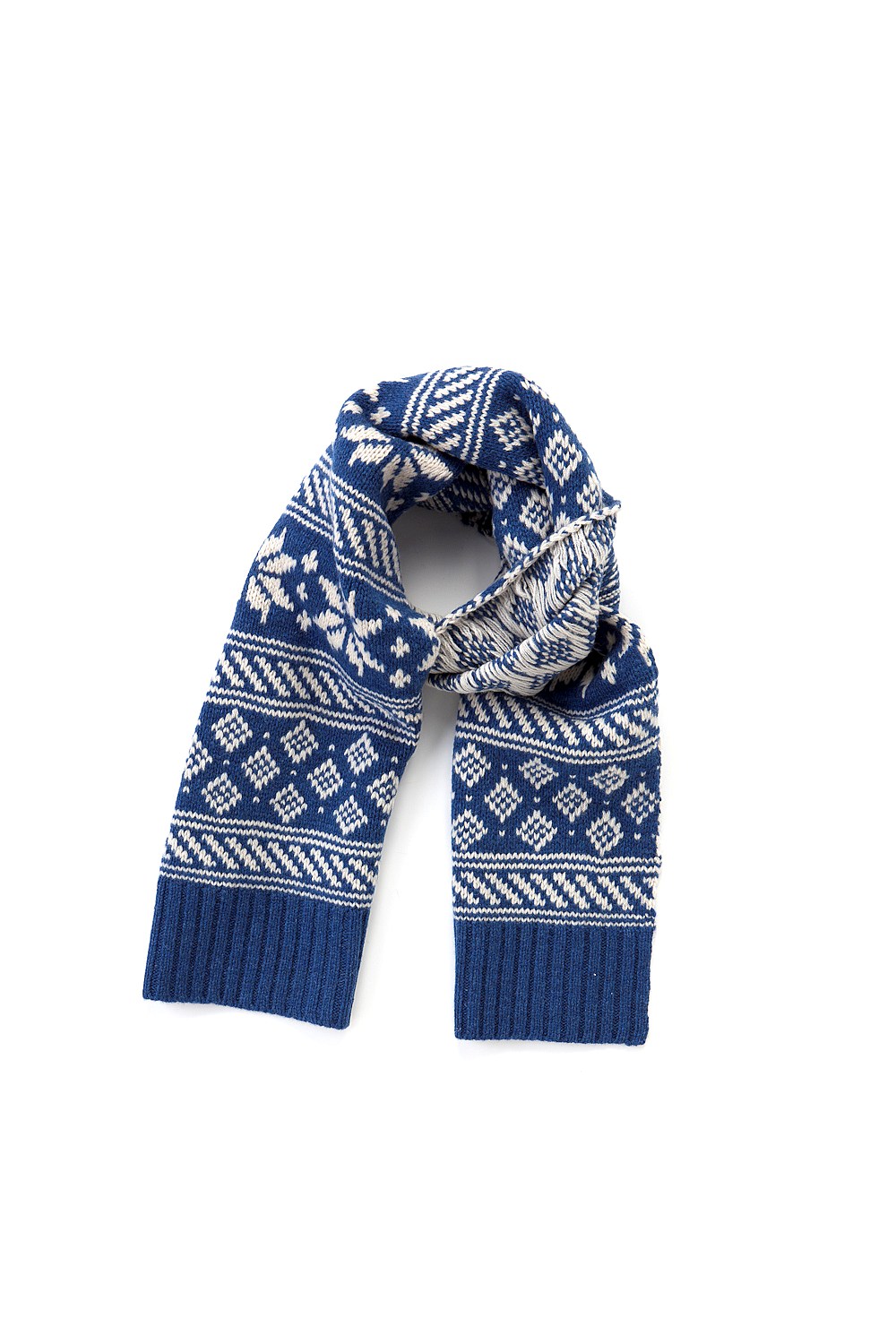 Fair Isle Knit Scarf