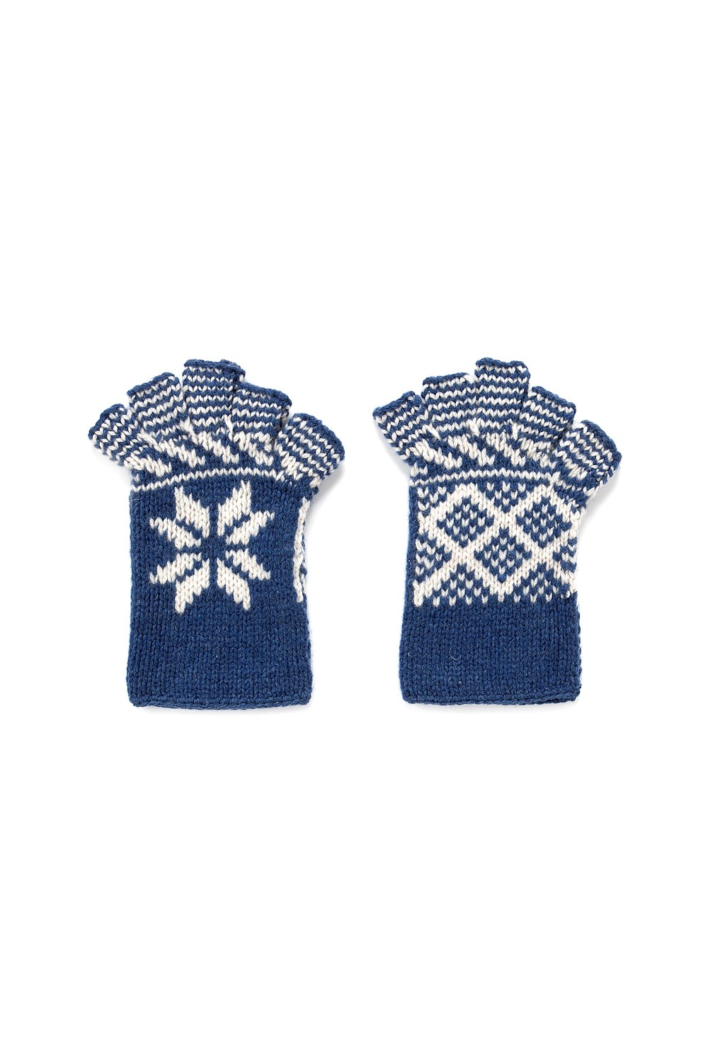 Fair Isle Fingerless Gloves