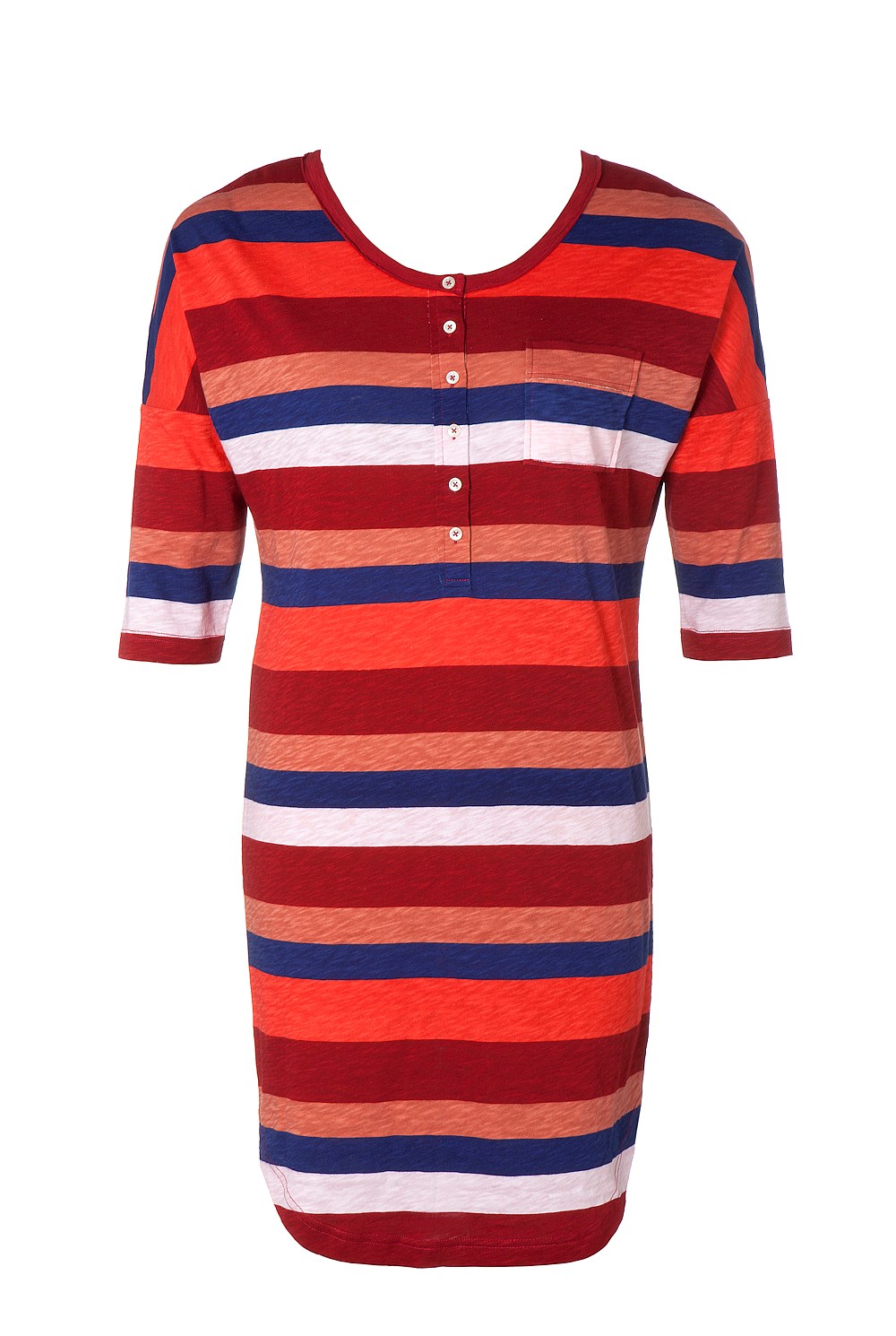 3/4 Sleeve Colour Block Nightie