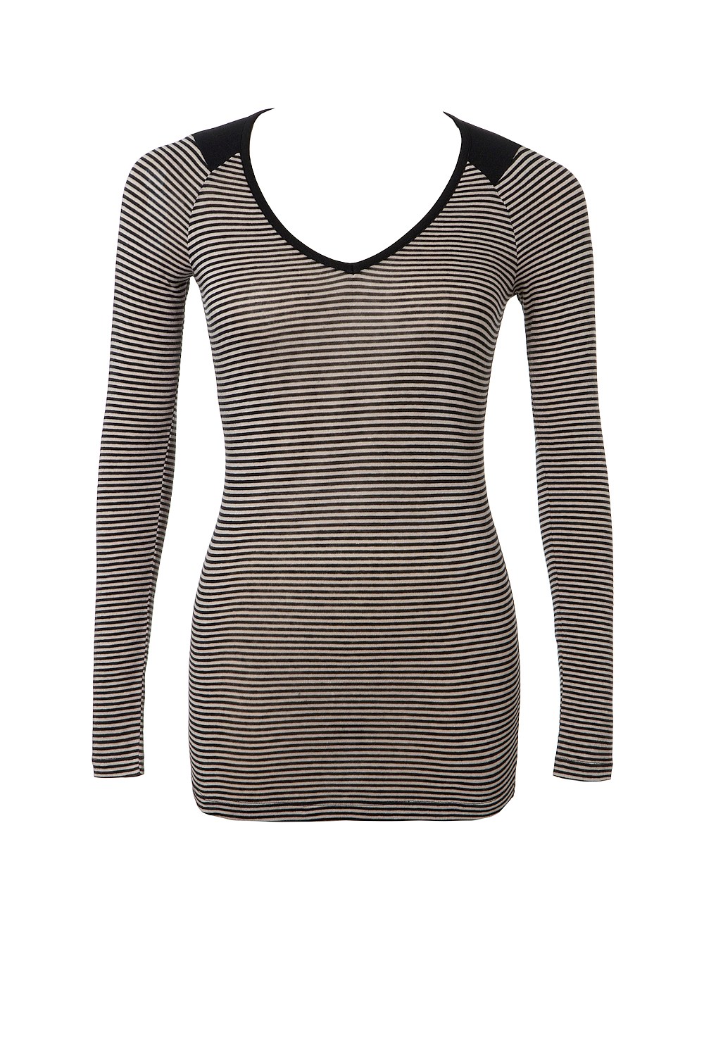 Stripe V-Neck Top
