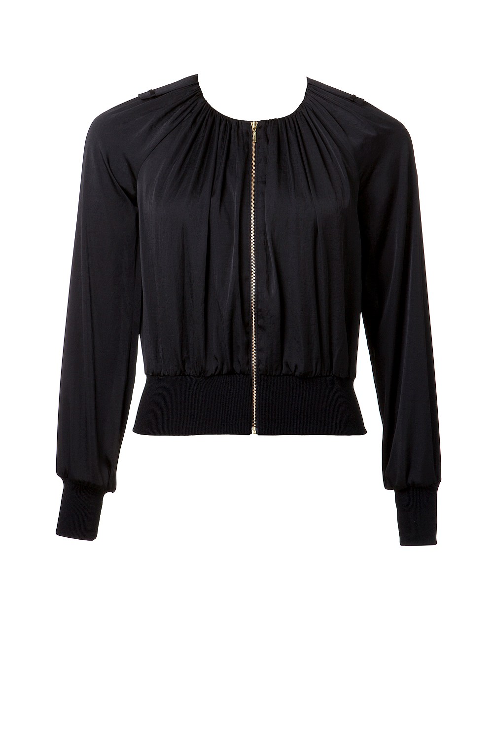 Silky Bomber Jacket