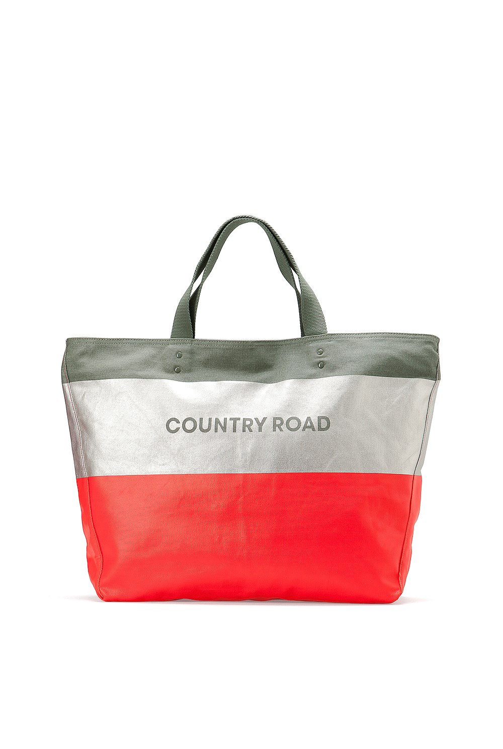 Colour Block Stripe Tote