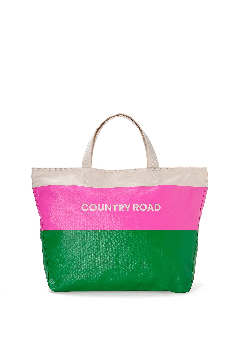Colour Block Stripe Tote