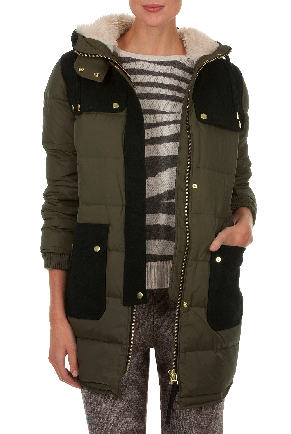 Spliced Padded Parka